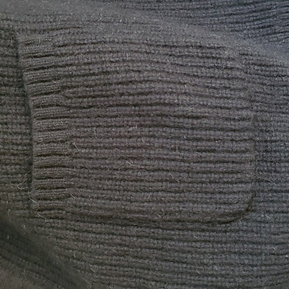 Pendleton Luxe Wool / Angora Black, Open Cardigan, PXL, Worn Twice,Like New,Chic - Picture 3 of 10